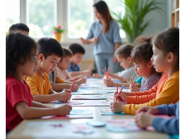 Actividades extraescolares de arte organizadas por AMPA